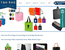 Tablet Screenshot of non-woven-bags-manufacturer.com